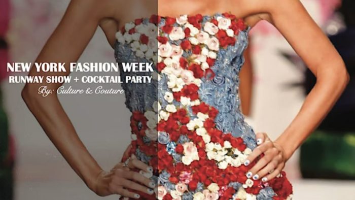 New York Fashion Week Runway Show + Cocktail Party by Culture & Couture